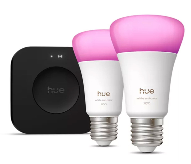 Philips Hue Zestaw startowy: 2 inteligentne żarówki White Color Ambiance - 1490239 - zdjęcie